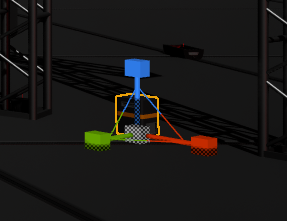 Scale gizmo on a selected object in the Unreal Engine viewport